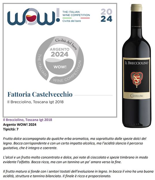 WOW – BRECCILINO 2018 – ARGENTO